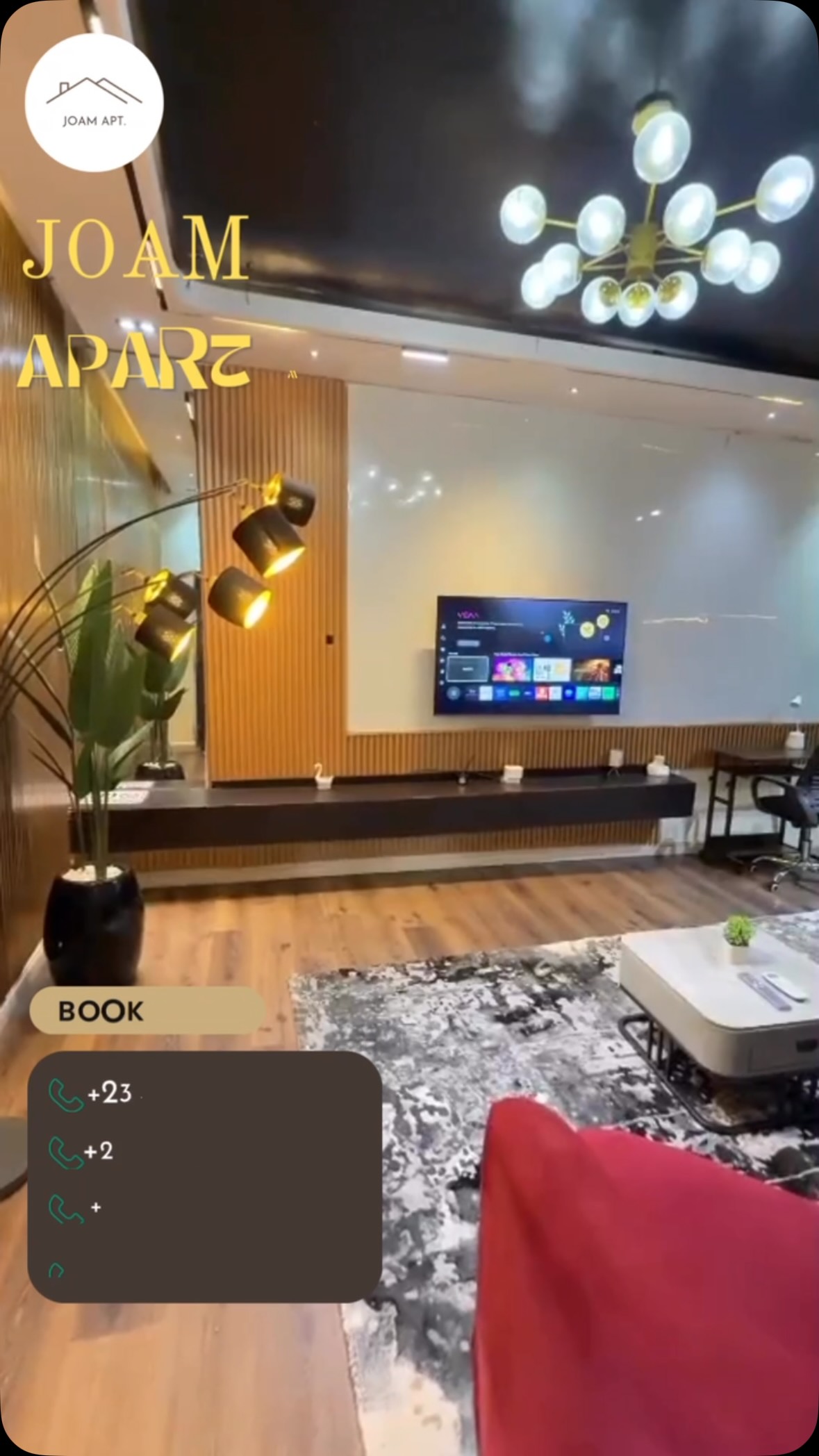 🏡 1-Bedroom Apartment

📍 Osapa London

✨ Gym • Netflix & Prime Video • High-Speed Wi-Fi • 24/7 Electricity & Security • Serene Environment

📅 Available Today ✅

💰 ₦100,000/night
🔐 Caution: ₦50,000

📩 DM us to secure your booking.

#JoamApartments #LagosAirbnb #Osapa #BookNow #LuxuryStay