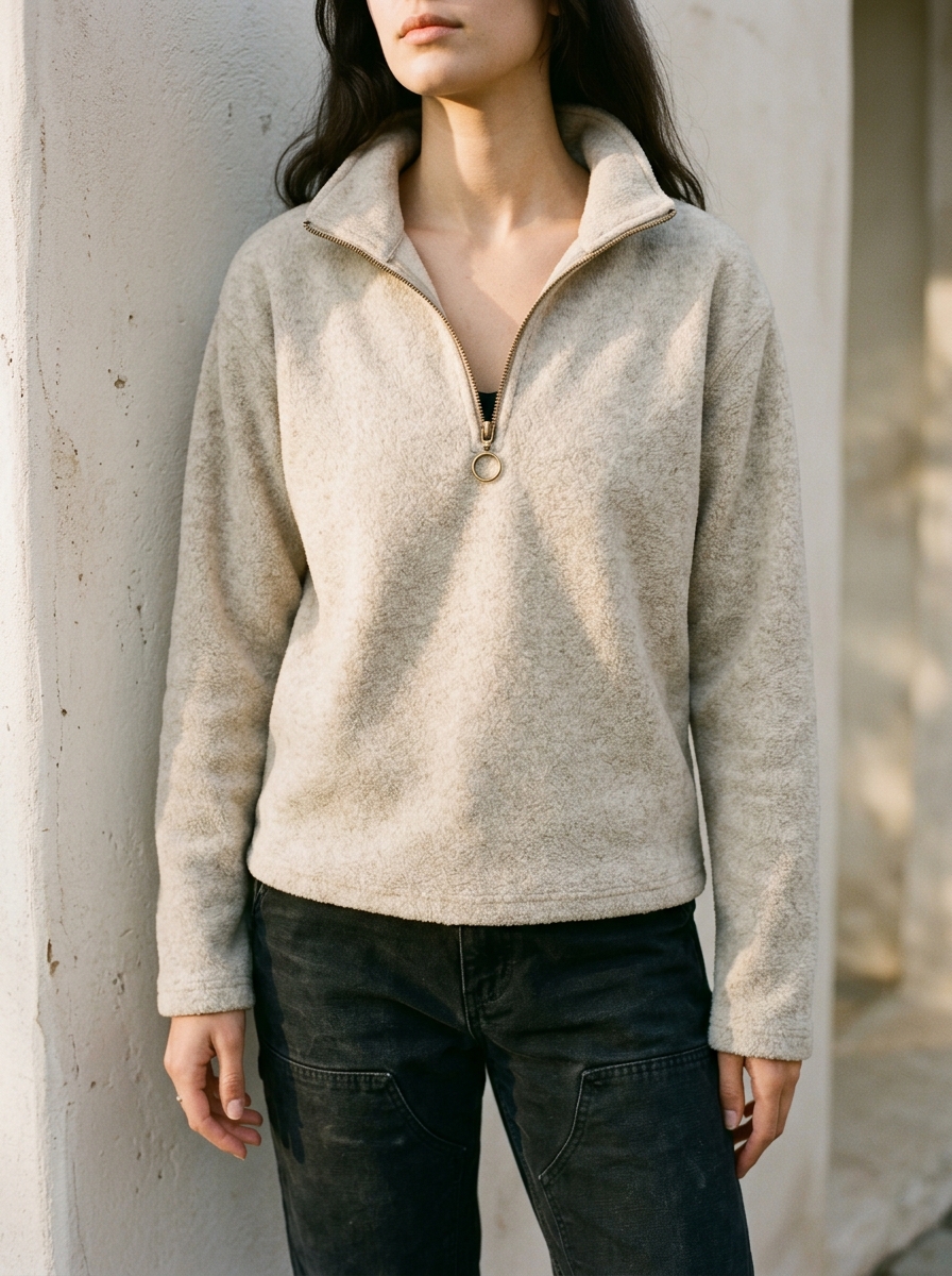 Brushed Quarter-Zip